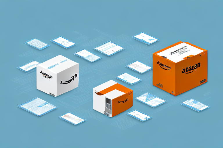 An amazon box and an alibaba box side by side on a digital scale