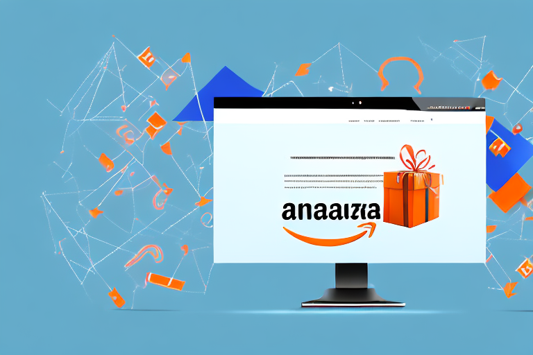 A computer screen displaying the alibaba website on one side and the amazon website on the other