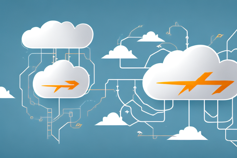 Two abstract representations of cloud servers