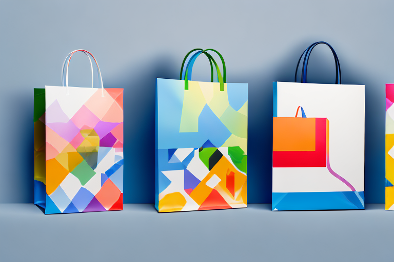 Four distinct shopping bags