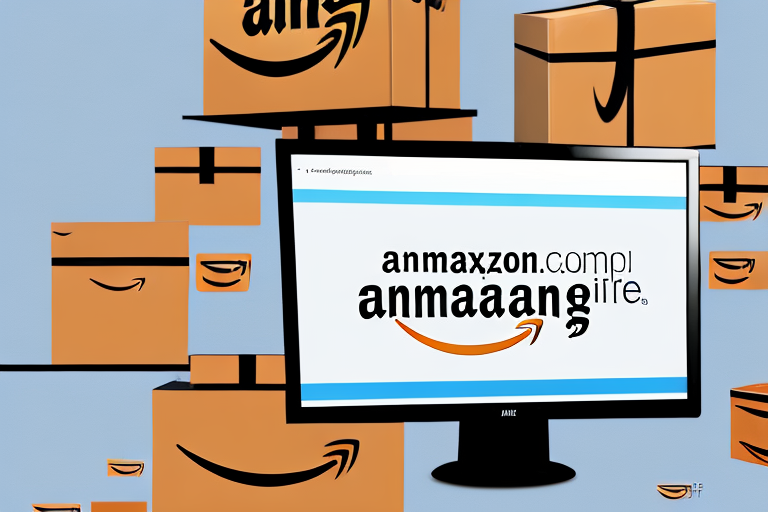 A computer displaying an amazon marketplace screen with various products