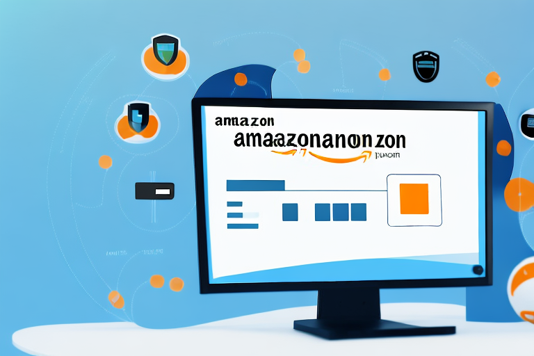 A computer monitor displaying the amazon fbm account setup process