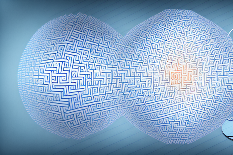 A complex algorithm represented as a maze