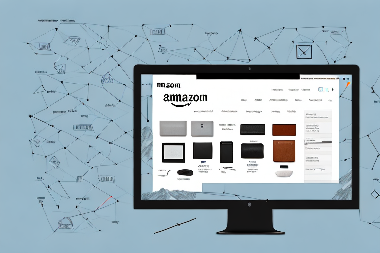 A computer screen showing an amazon product page layout