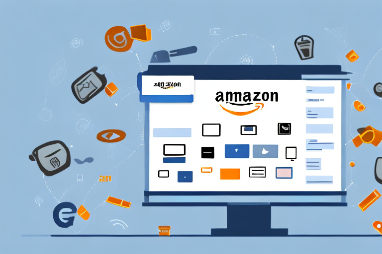 A computer screen displaying the process of creating a product listing on amazon