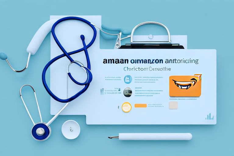 A stethoscope checking the health of an amazon box