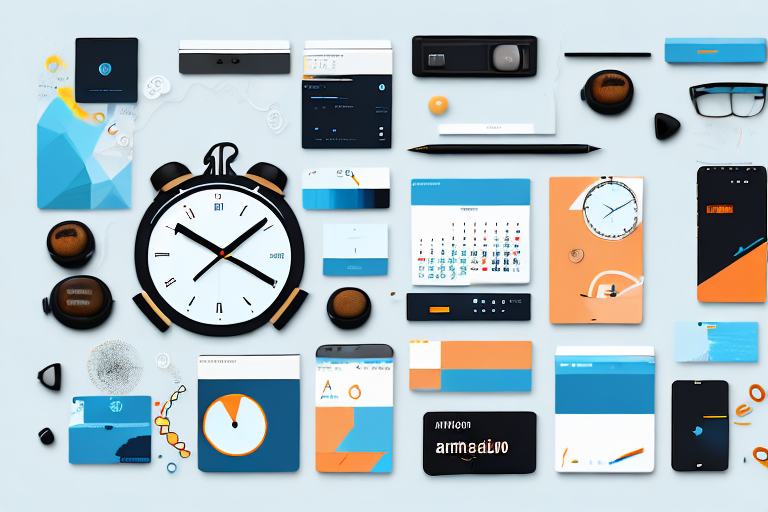 Various productivity tools like a digital clock