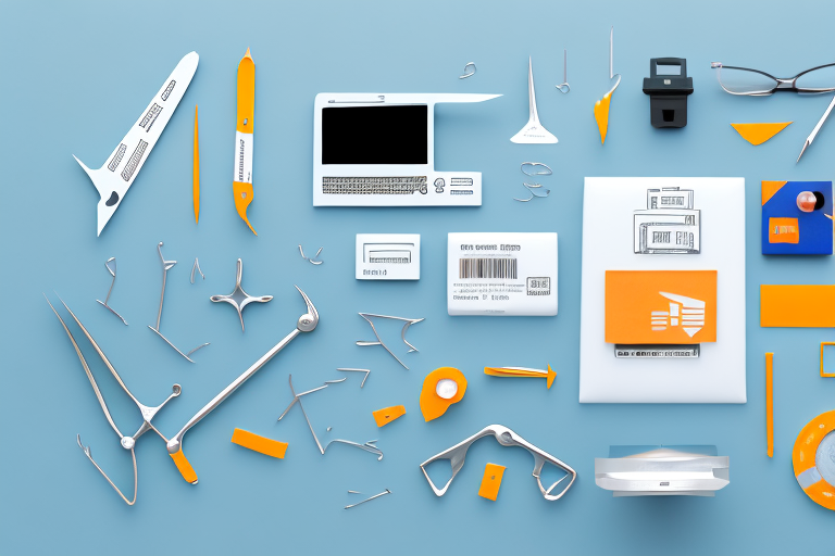 Various tools such as a barcode scanner