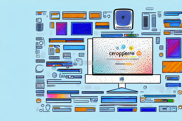 A computer screen displaying a variety of software icons