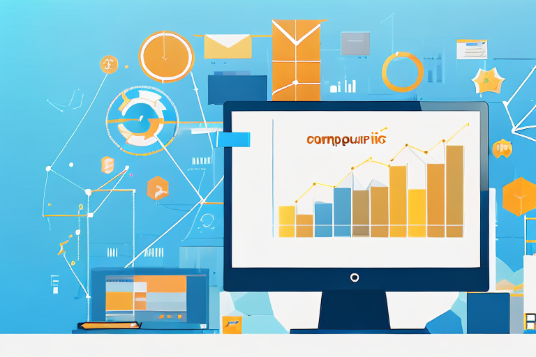 A computer screen displaying a variety of charts and graphs