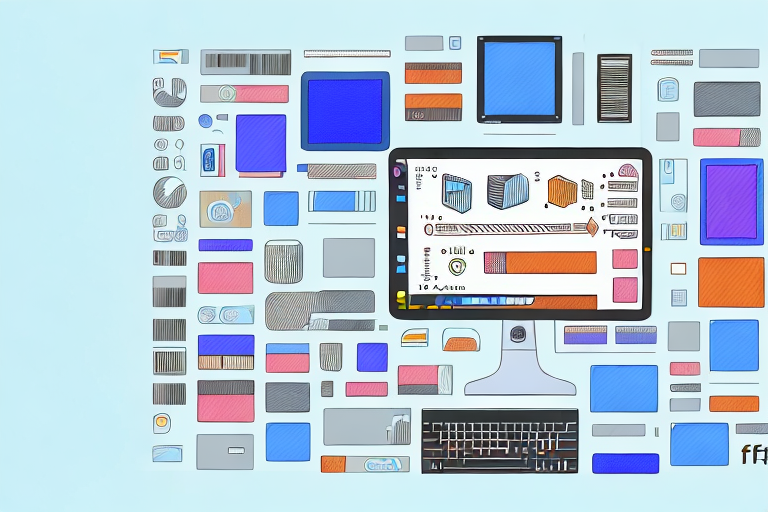 A computer screen displaying various software tools and icons related to selling on amazon fba