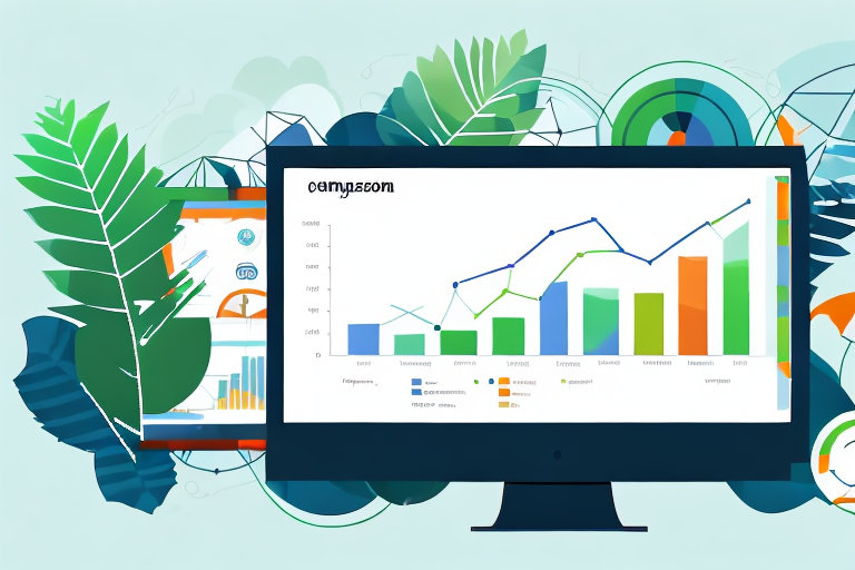 A computer screen displaying various charts and graphs