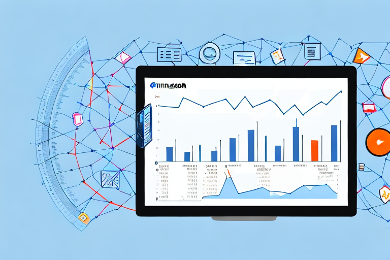 A computer screen displaying various charts and graphs related to financial management