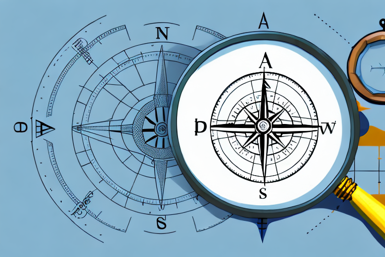 A product on a spotlighted stage with various elements like graphs