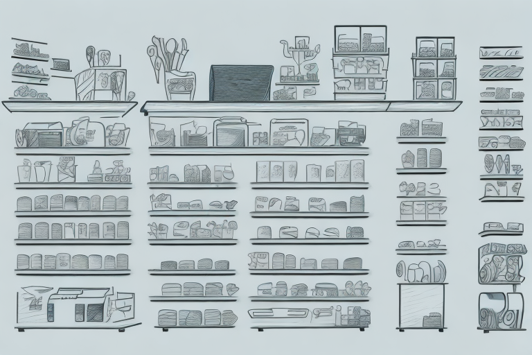 A detailed and organized shop layout