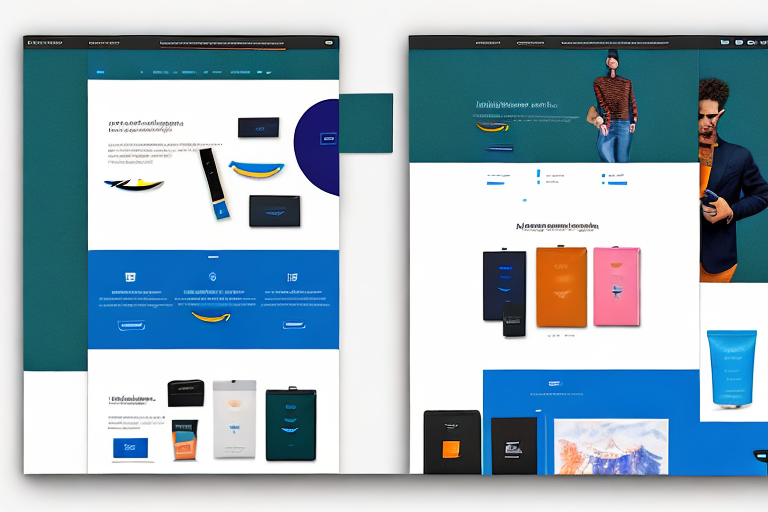 A vibrant and engaging amazon webpage layout