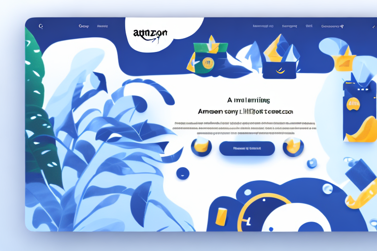 A visually engaging amazon product landing page with various elements like product images