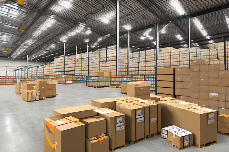 A warehouse filled with neatly arranged