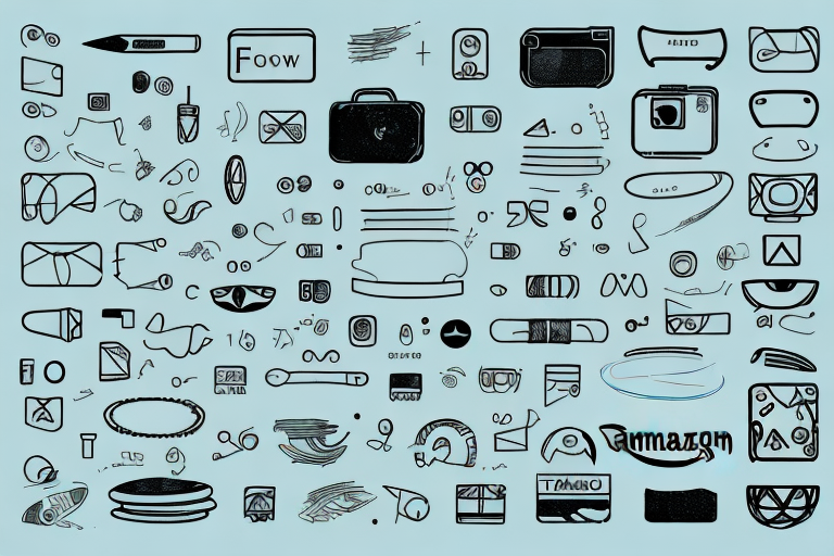 A collection of various product types (like electronics