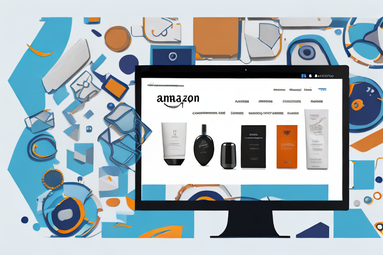 A computer screen displaying an amazon product page with a unique