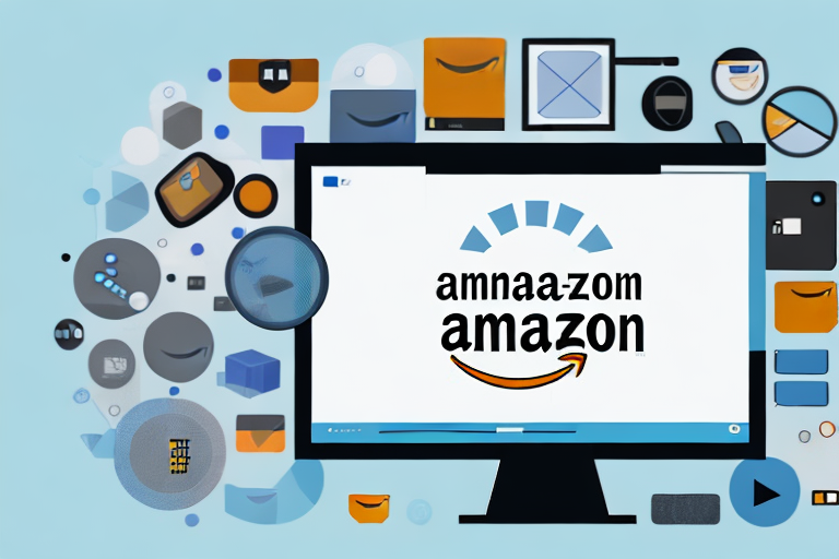 A computer screen displaying the amazon website with a private label product on the screen