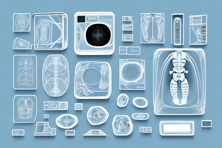 An x-ray machine scanning various amazon product boxes