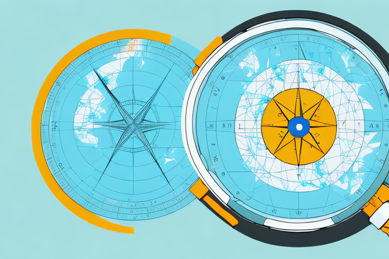 Various research tools such as magnifying glass