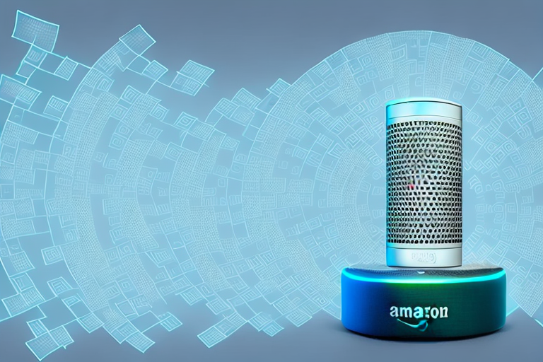 An amazon echo device