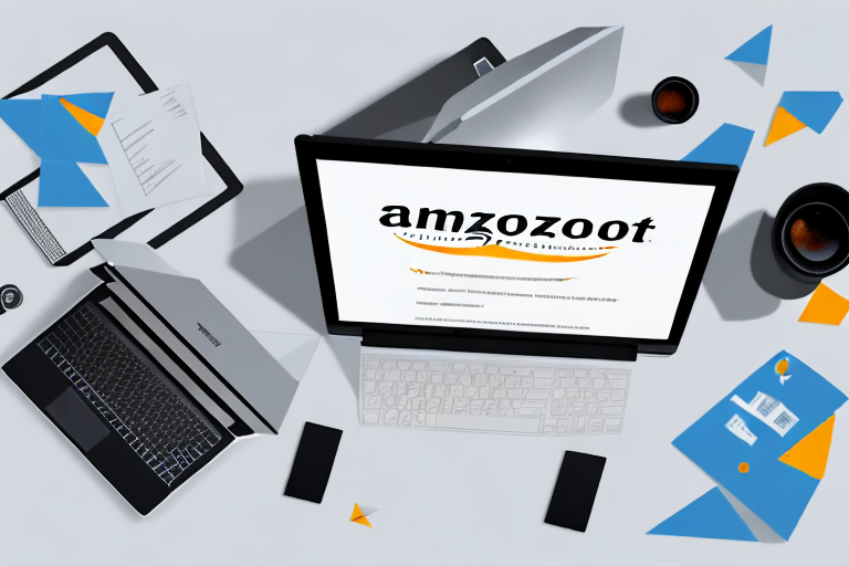 A laptop displaying a well-structured amazon product page with engaging visuals