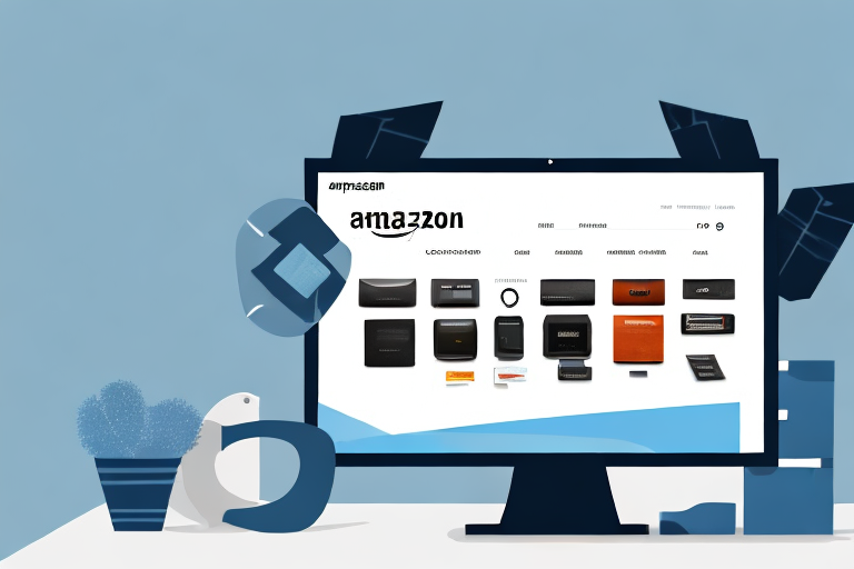 A computer screen displaying an amazon product page with enhanced a+ content including rich images