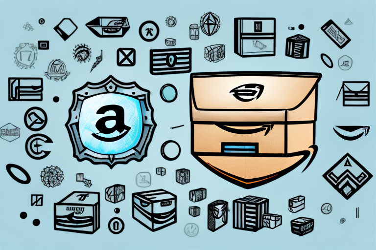 A stylized amazon parcel box