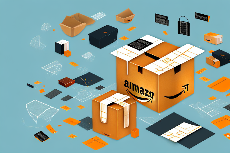 A box decorated with amazon-inspired elements