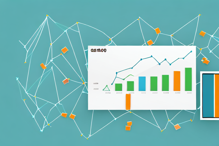 A dynamic bar graph showing a significant sales increase