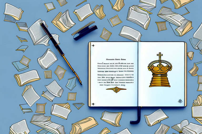 A stack of popular books with a magnifying glass hovering over them