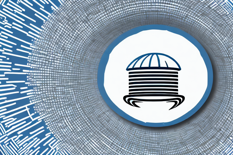 A barcode being shielded by a protective dome