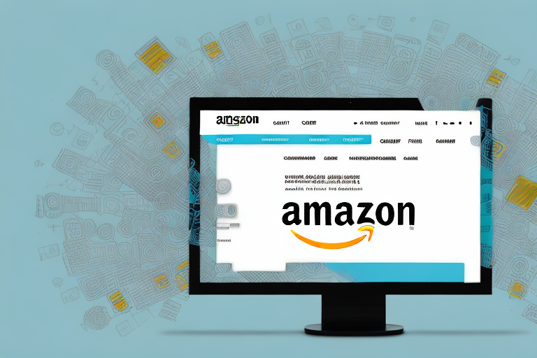 A computer screen displaying the amazon website interface