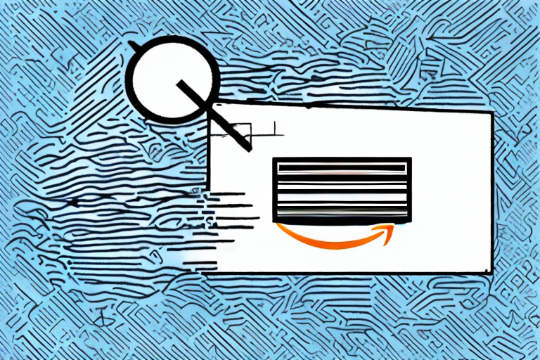 An amazon package with a barcode symbol crossed out