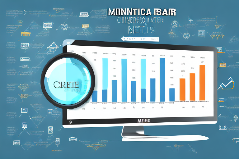 A digital bar chart comparing different metrics related to amazon's conversion rate