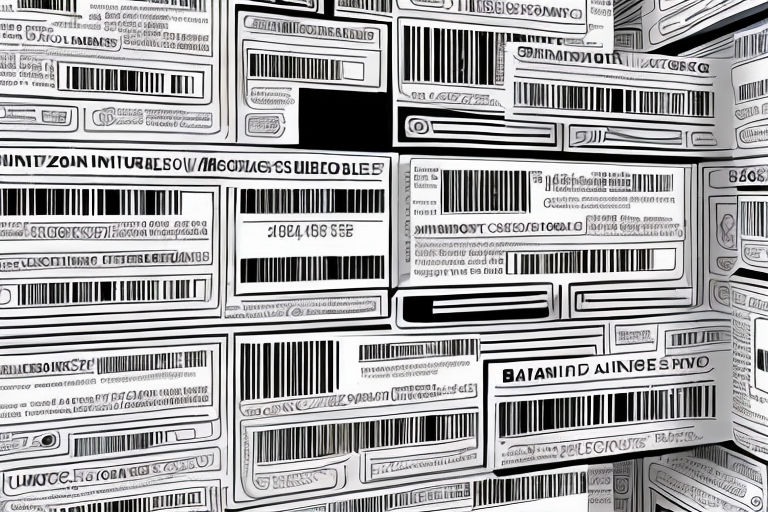 Several diverse products with unique barcodes