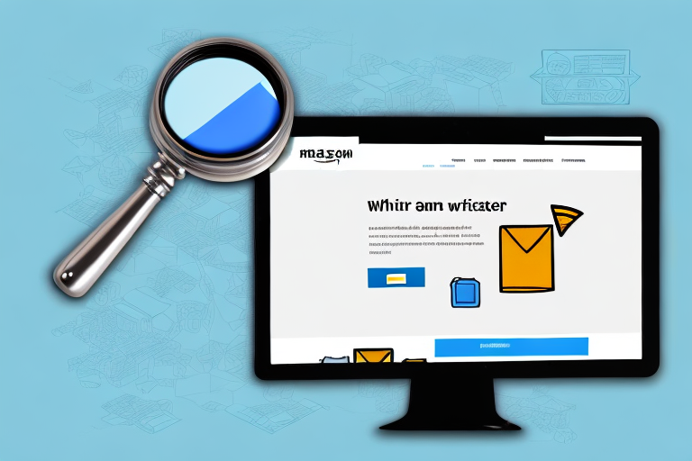 A computer screen displaying amazon's webpage