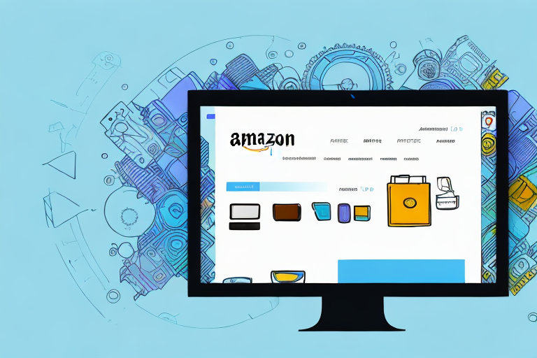 A computer screen displaying the amazon interface with different product listings