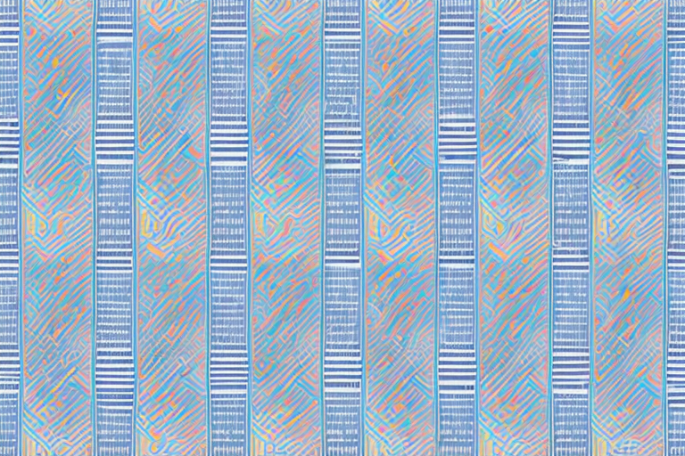 A barcode (representing upc) transforming into a unique pattern (representing asin)