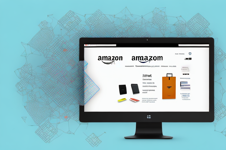 A computer screen displaying the amazon product listing page with a highlighted area indicating where the asin would be located