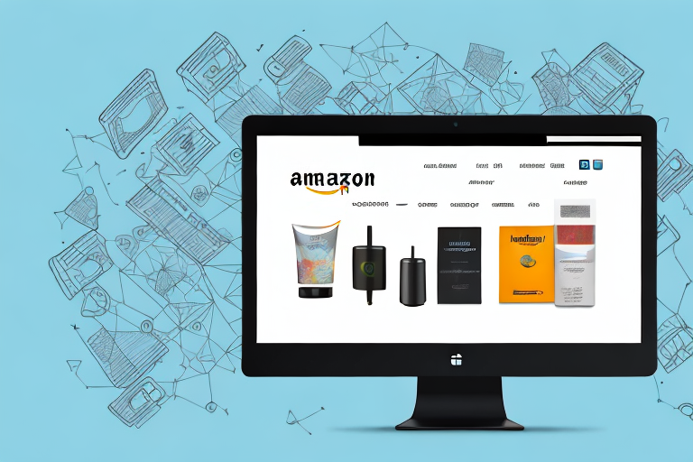 A computer screen displaying an amazon product page with a highlighted area indicating the asin section