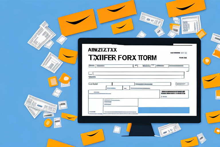 A computer screen displaying an online tax form