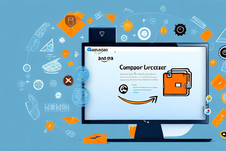 A computer screen with the amazon interface open