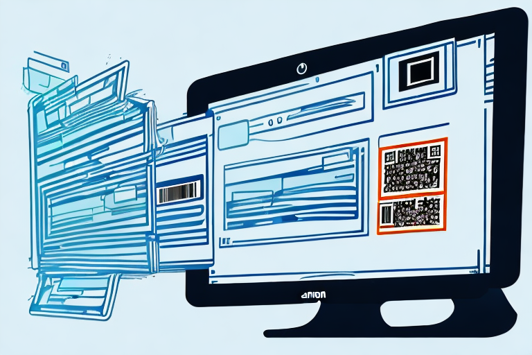 An amazon product displayed on a computer screen with a barcode symbolizing the asin number