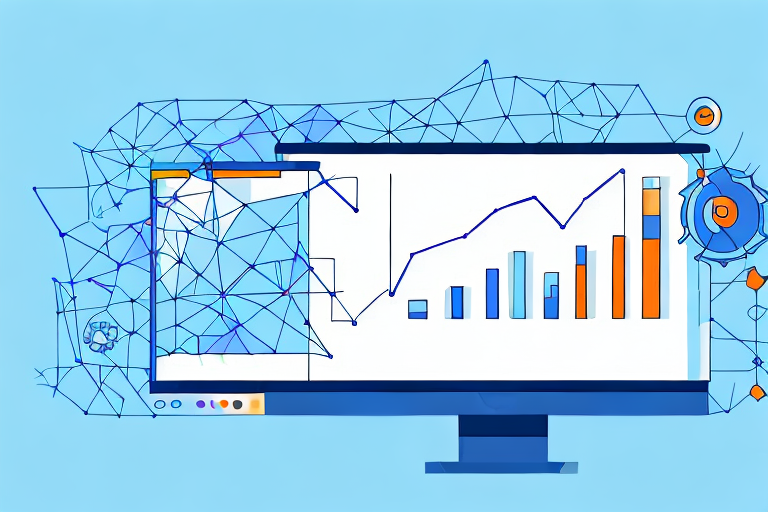 A computer screen displaying a complex analytical tool with various graphs and charts