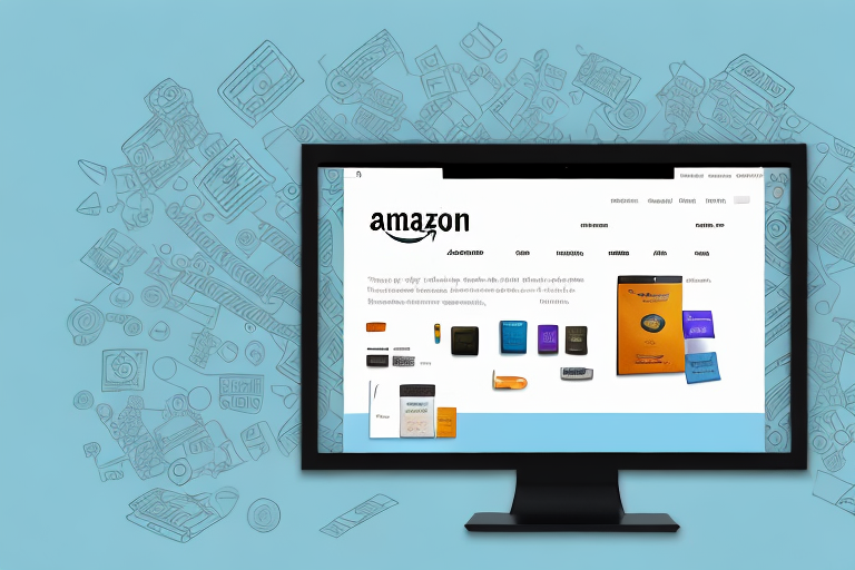 A computer screen showing the amazon product listing page