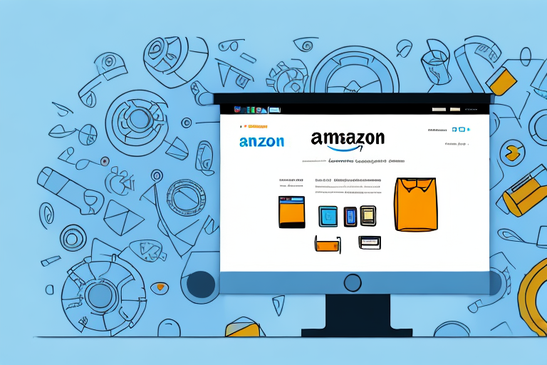 A computer screen showing the amazon product listing page